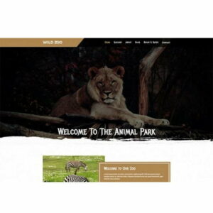 Wild Zoo Multipage – HTML Template